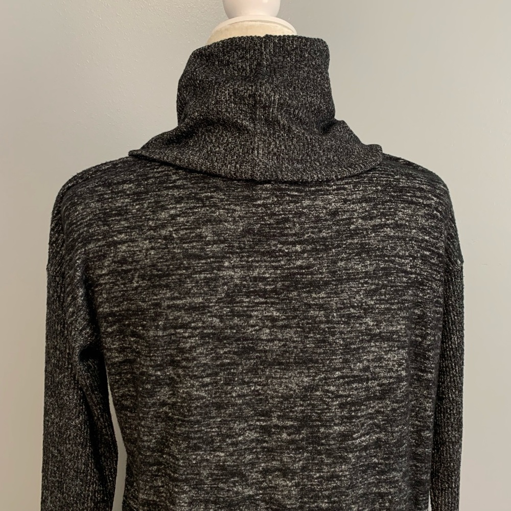 Gap Grey Oversized Turtleneck Sweater Dress - Picture 8 of 8